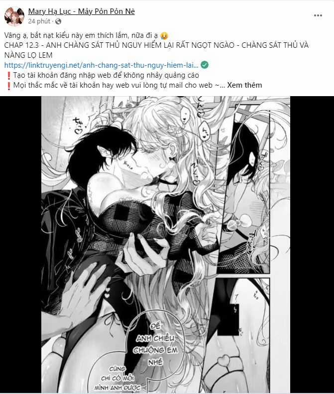 [18+] Ác Ma Hôn Chân Tôi 12.1 trang 4