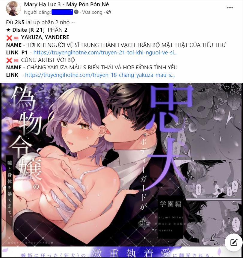 [18+] Chàng Yakuza Máu S Biến Thái Và Hợp Đồng Tình Yêu 2.1 trang 2