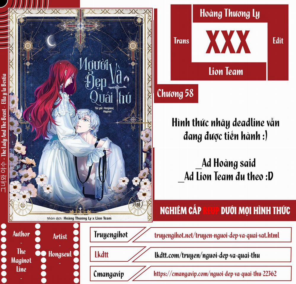 [18+] Người Đẹp Và Quái Vật 58.1 trang 2