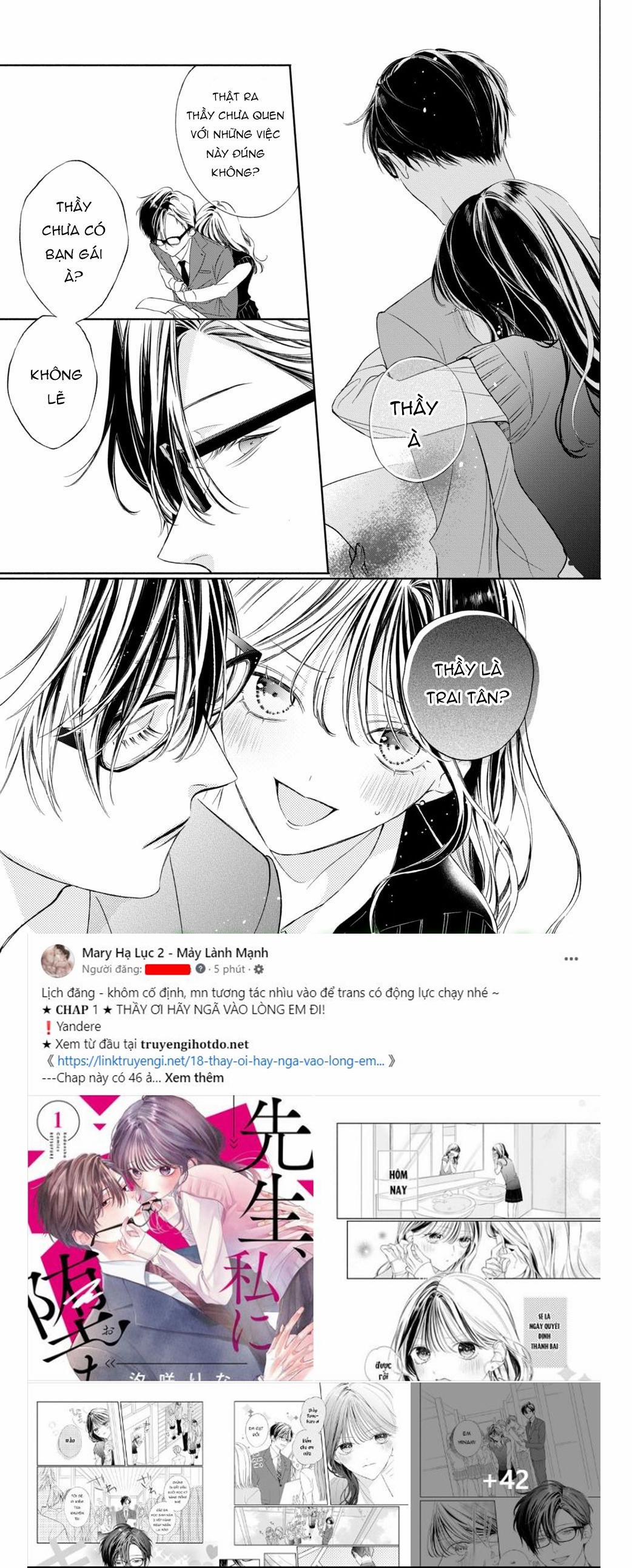 [18+] Thầy Ơi Hãy Ngã Vào Lòng Em Đi! 1 trang 20