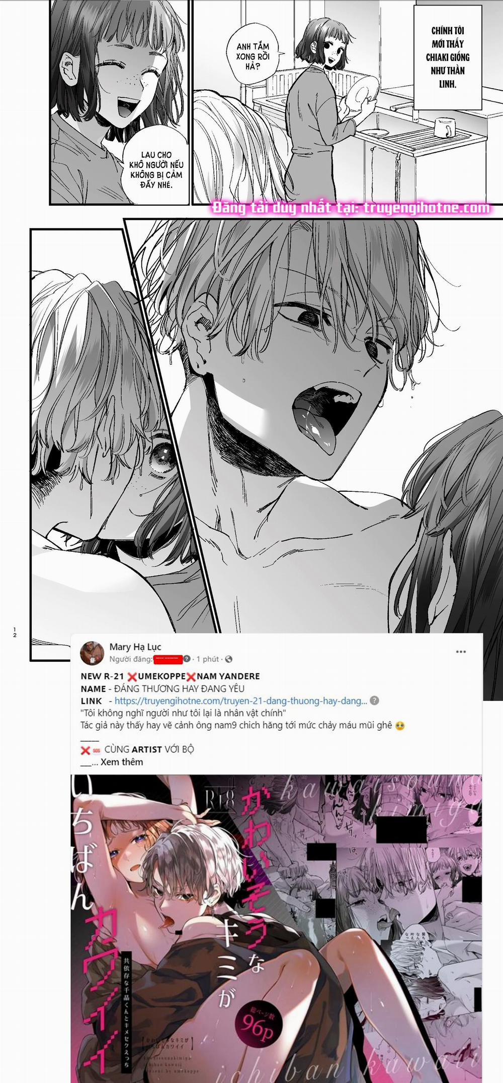 [21+] Đáng Thương Hay Đáng Yêu - Nam Yandere - Umekoppe 1.2 trang 1