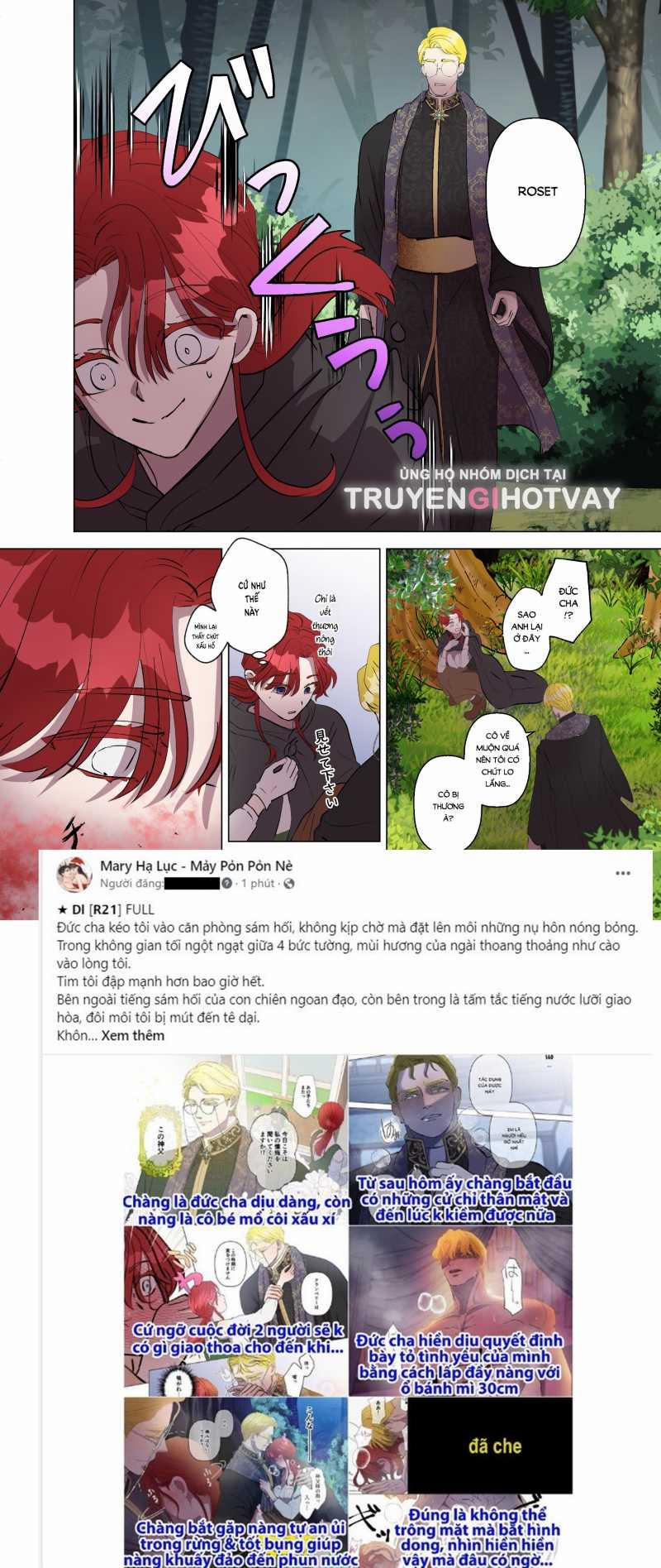 [21+] Gái Ế Chạy Không Thoát Tình Yêu Của Đức Cha - Full Màu 3 trang 5