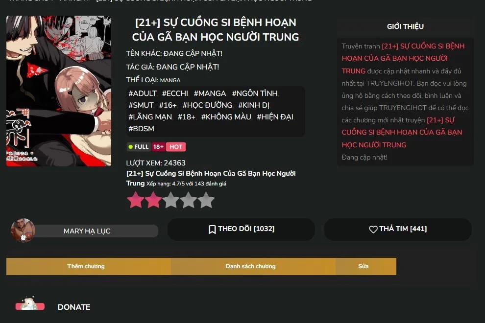 [21+] Phần 1 - Người Đàn Ông Đã Cứu Mạng Tôi Sau Khi Chuyến Sinh Lại Là Một Kẻ Sát Nhân 3 trang 1