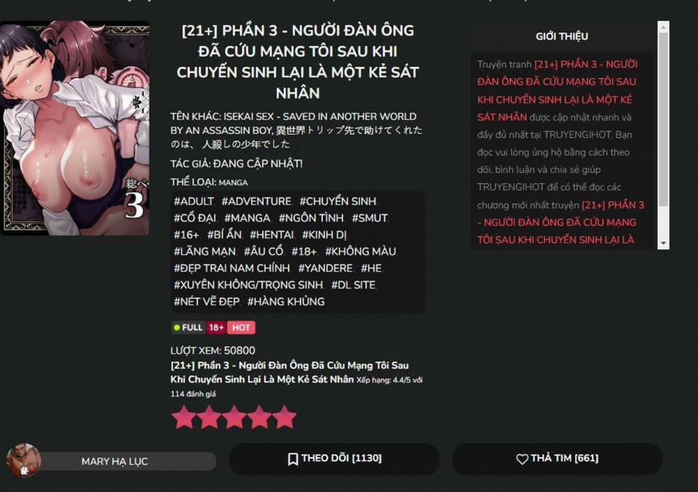 [21+] Phần 1 - Người Đàn Ông Đã Cứu Mạng Tôi Sau Khi Chuyến Sinh Lại Là Một Kẻ Sát Nhân 3 trang 5