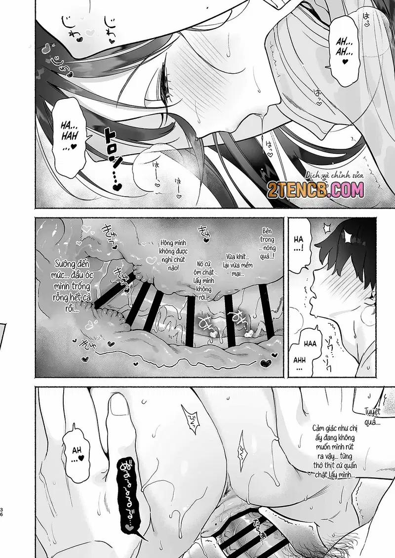 4 ngày hè Giao hòa cùng Chị gái Nhà tắm công cộng Oneshot trang 34