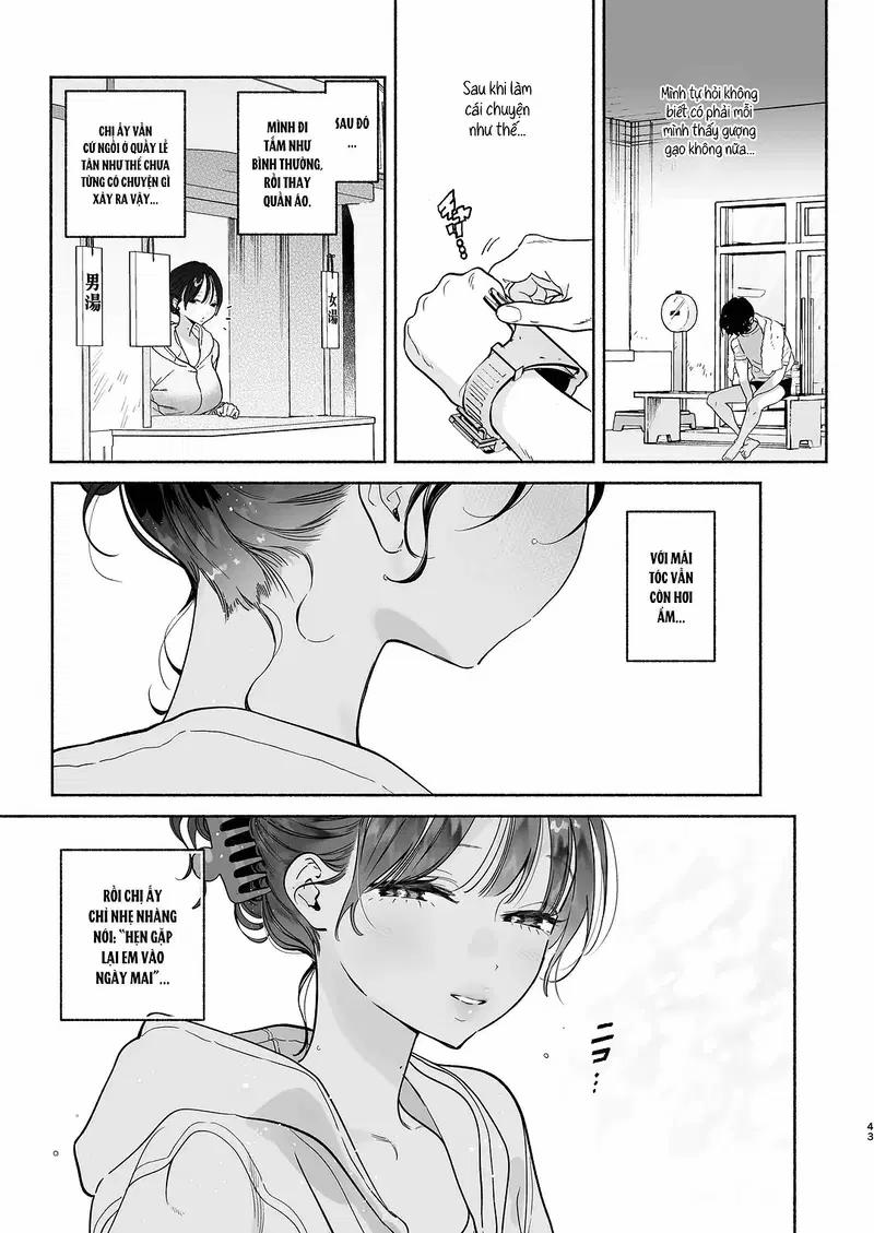 4 ngày hè Giao hòa cùng Chị gái Nhà tắm công cộng Oneshot trang 41