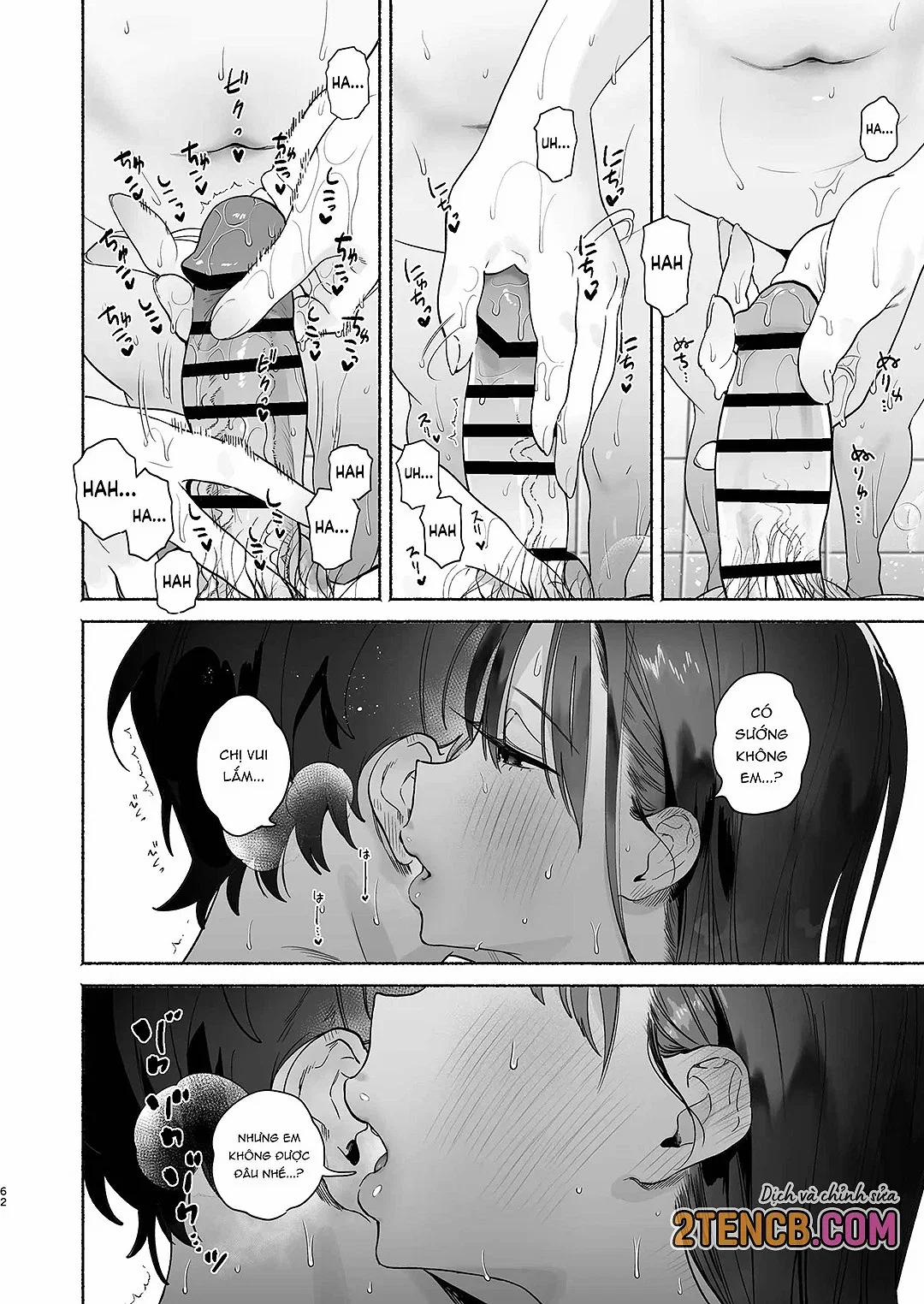 4 ngày hè Giao hòa cùng Chị gái Nhà tắm công cộng Oneshot trang 60