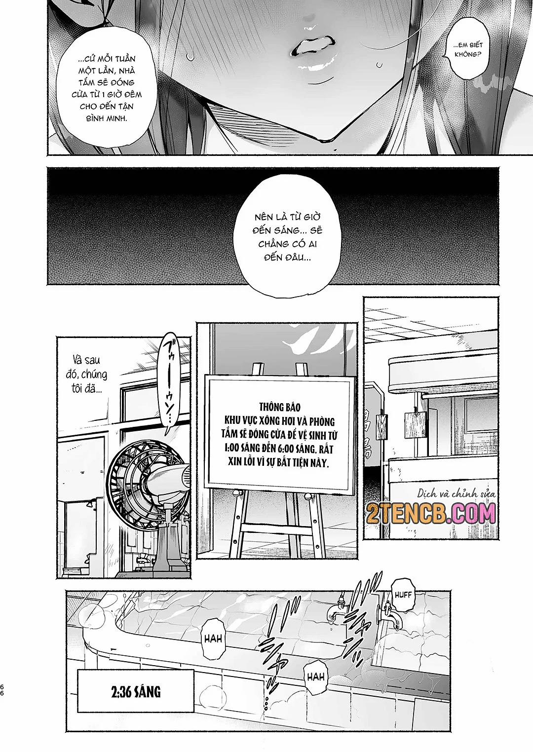 4 ngày hè Giao hòa cùng Chị gái Nhà tắm công cộng Oneshot trang 64