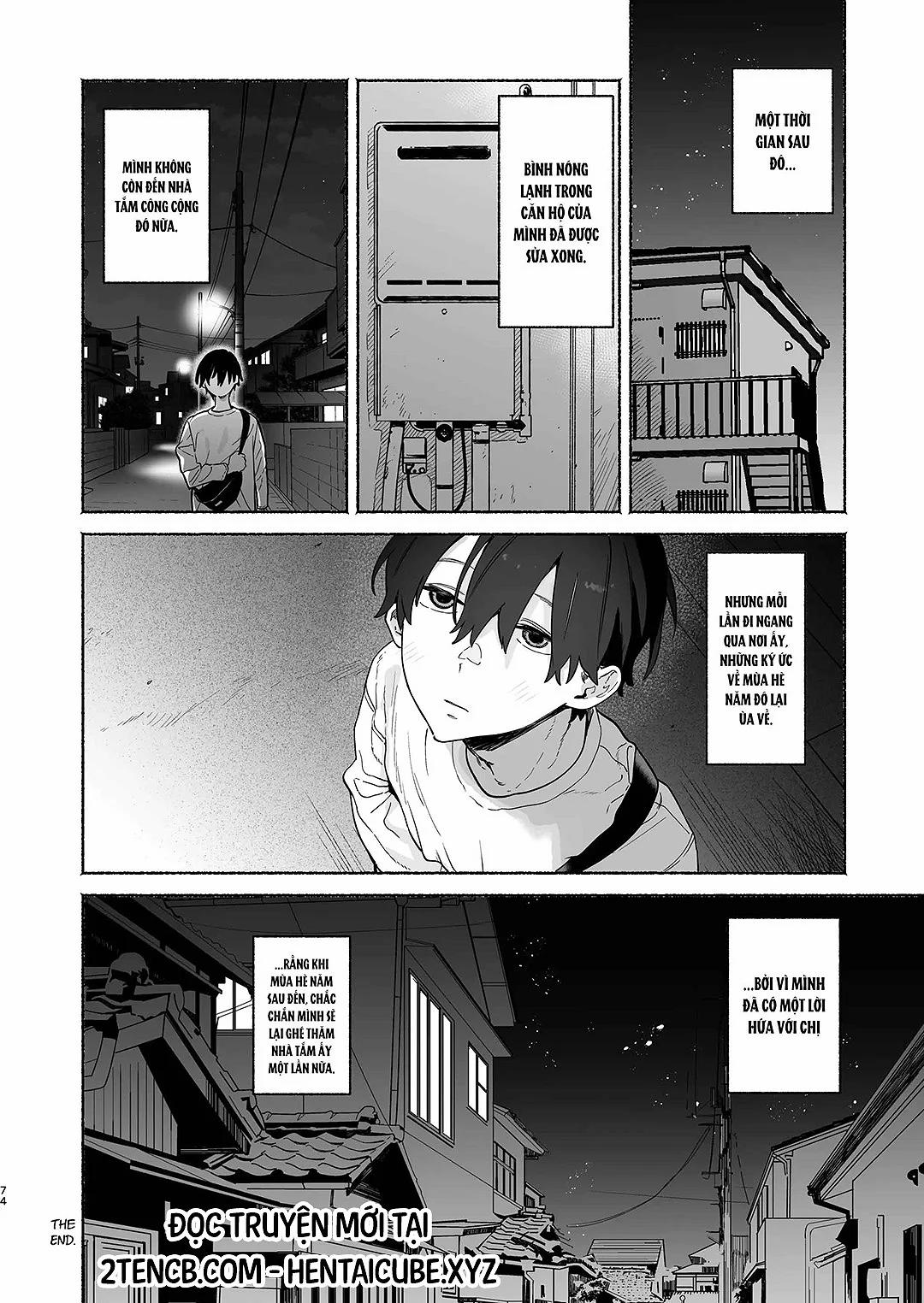 4 ngày hè Giao hòa cùng Chị gái Nhà tắm công cộng Oneshot trang 72