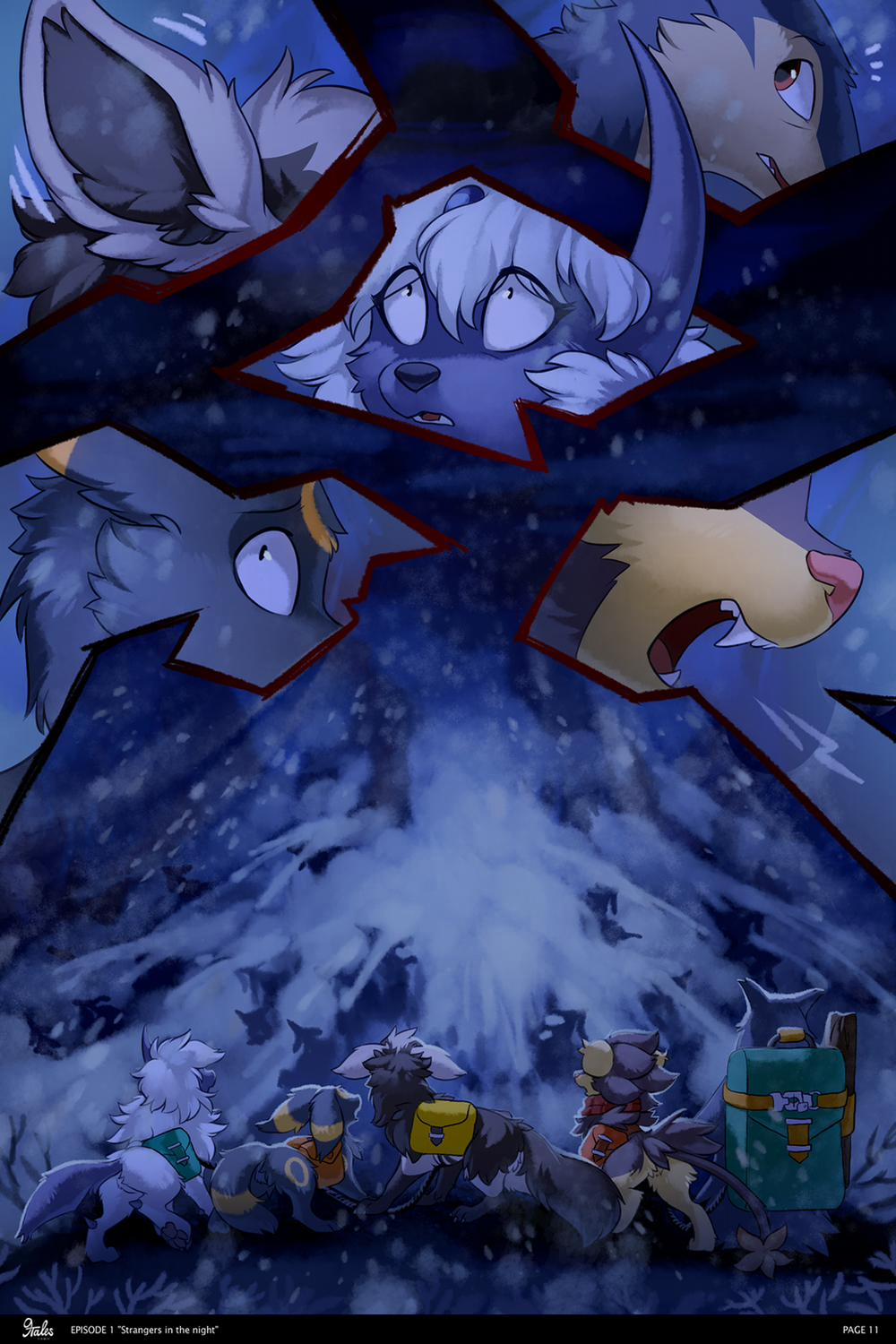 9Tales 2 - 0 1: Kẻ lạ trong màn đêm trang 13