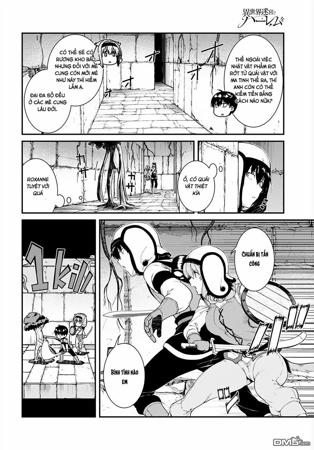 A Harem in the Fantasy World Dungeon 7.2 trang 10