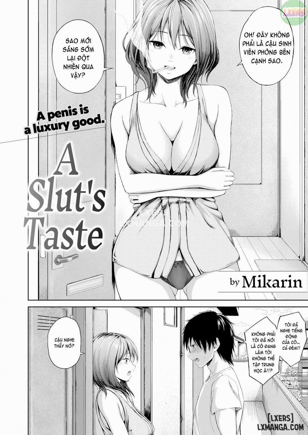 A Slut’s Taste Oneshot trang 1