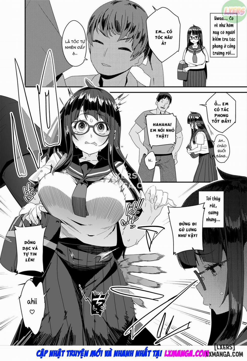 A Story About a Slutty, Big-Breasted JC Who Masturbates in School Oneshot trang 13