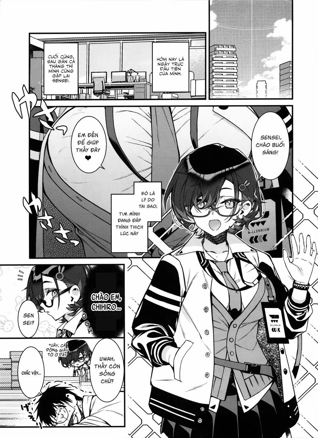 A Story Of Chihiro Taking Sensei For An After-School Break Oneshot trang 3