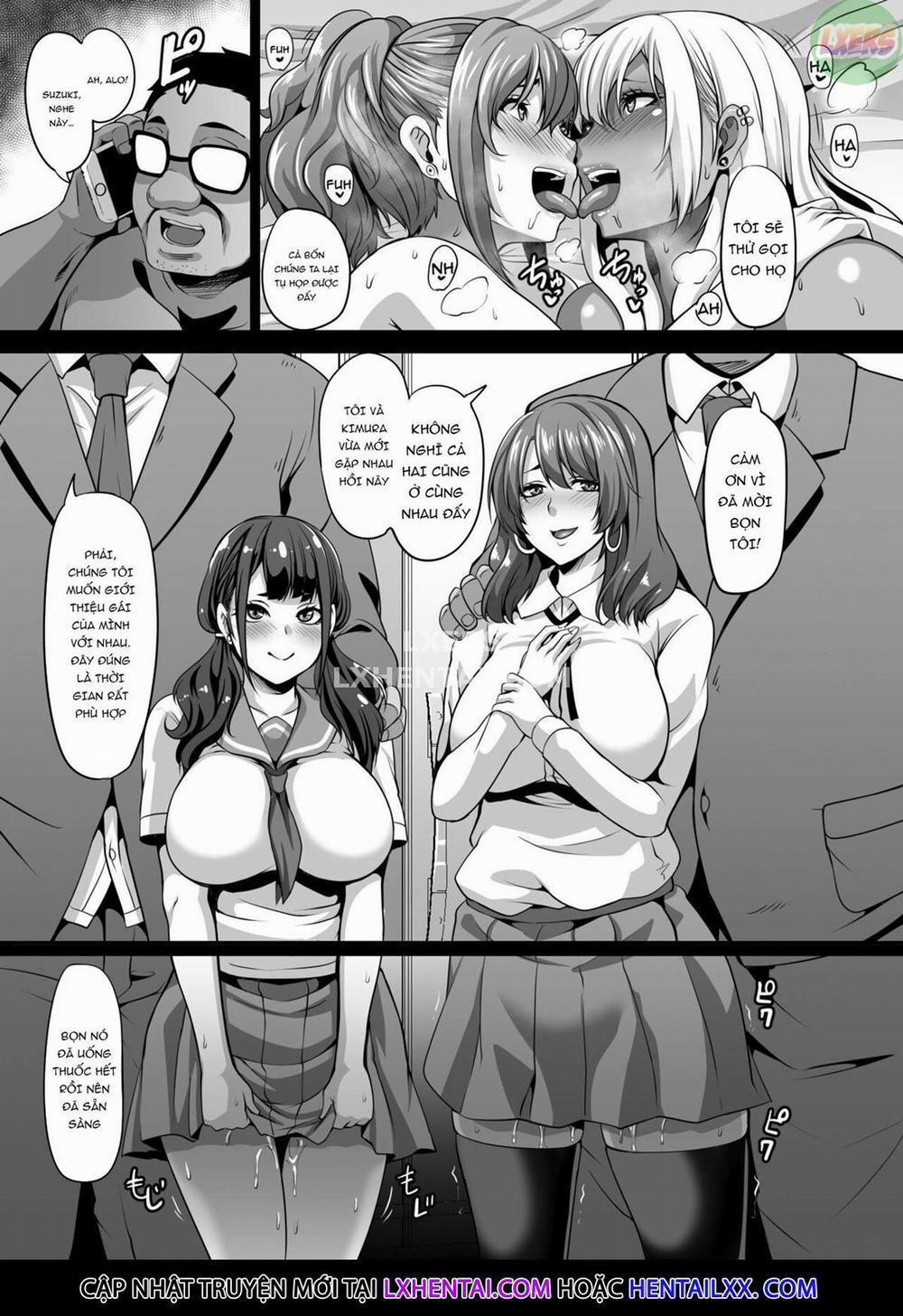 A Sugar Daddy And The Gyaru Girls He Pays To Have An Orgy With Him Oneshot trang 34