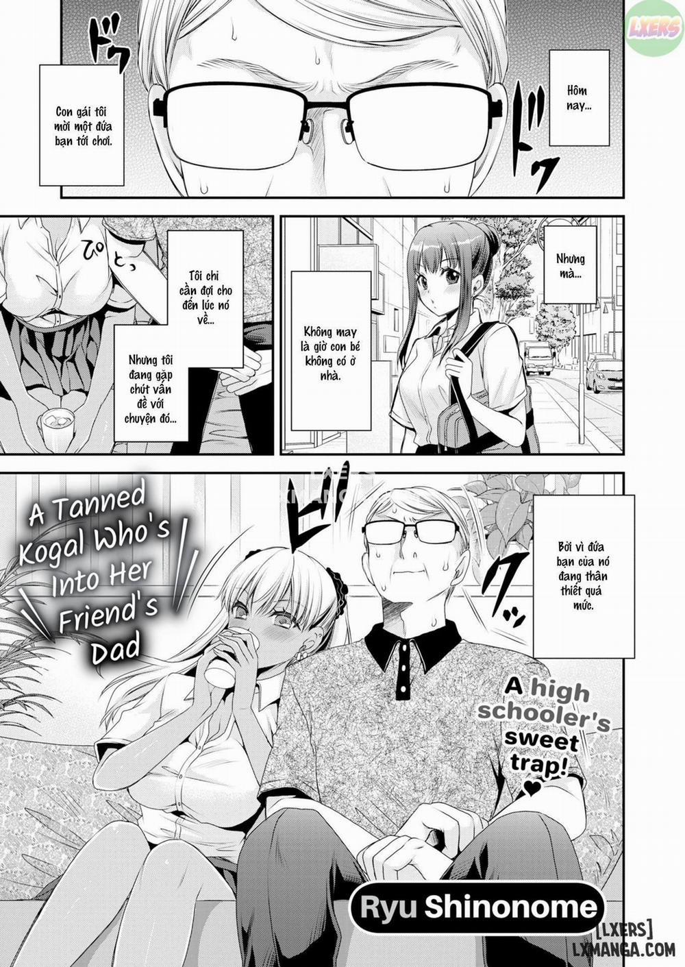 A Tanned Kogal Who's Into Her Friend's Dad Oneshot trang 0