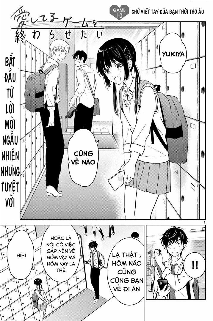 Aishiteru Game Wo Owarasetai 10 trang 1