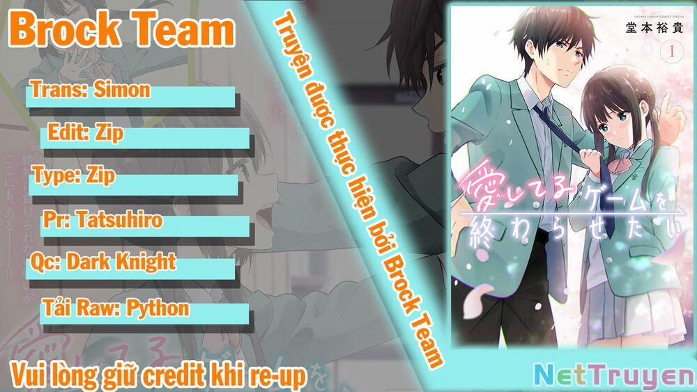 Aishiteru Game Wo Owarasetai 12 trang 0