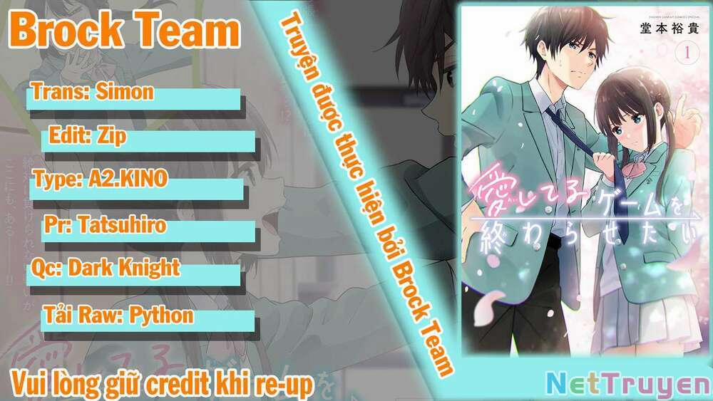 Aishiteru Game Wo Owarasetai 13 trang 0