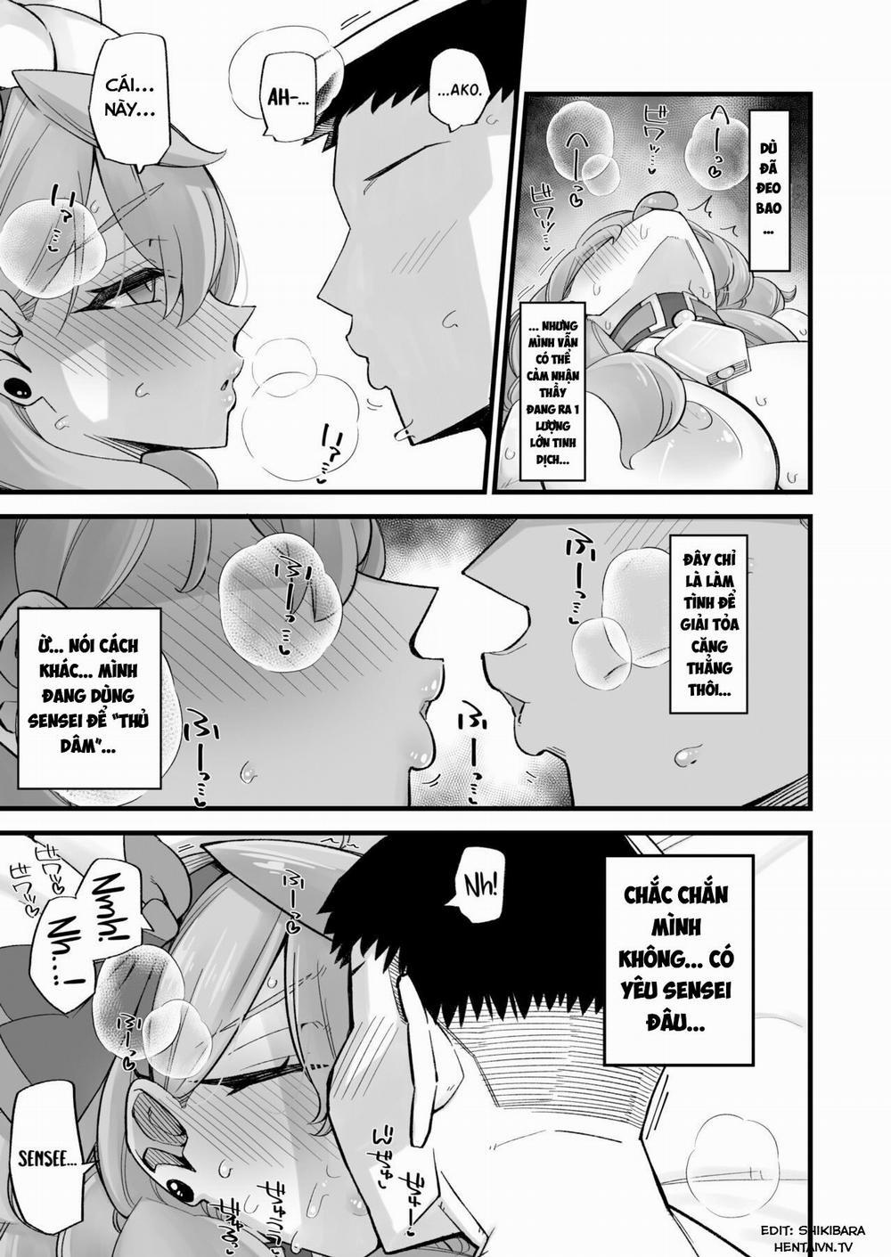 Ako giải tỏa căng thẳng. (Blue Archive) Oneshot trang 18