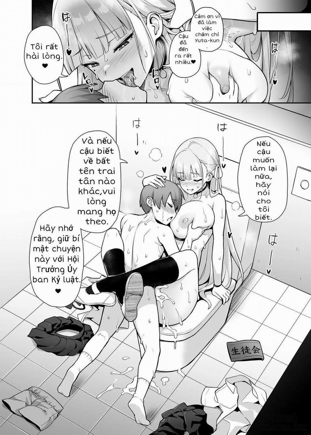 Akogare no Seitokaichou ga Kyonyuu Sugiru Ken Oneshot trang 15