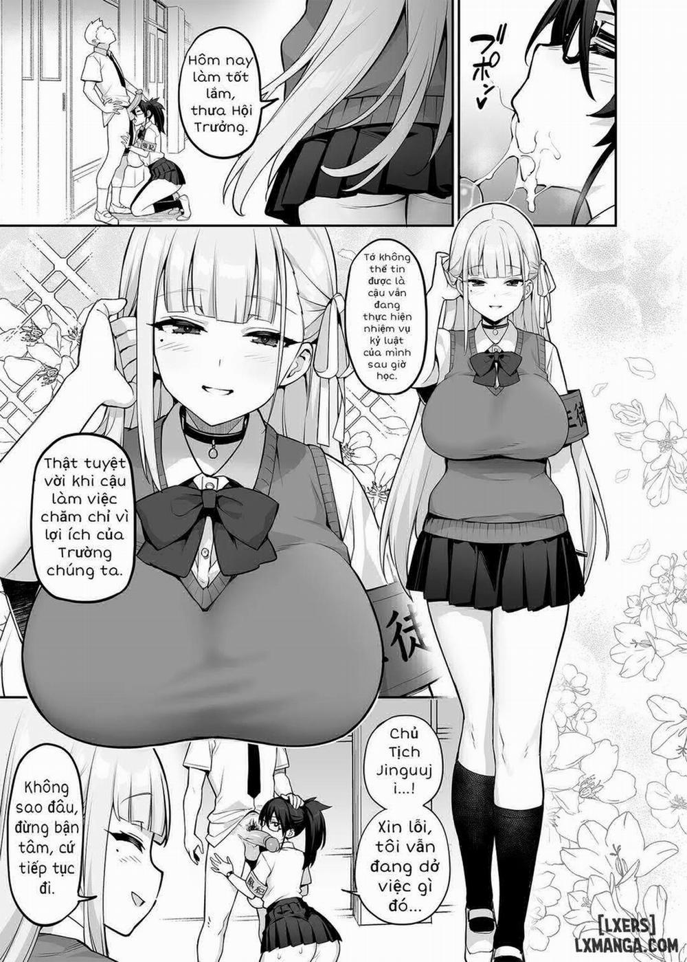 Akogare no Seitokaichou ga Kyonyuu Sugiru Ken Oneshot trang 6