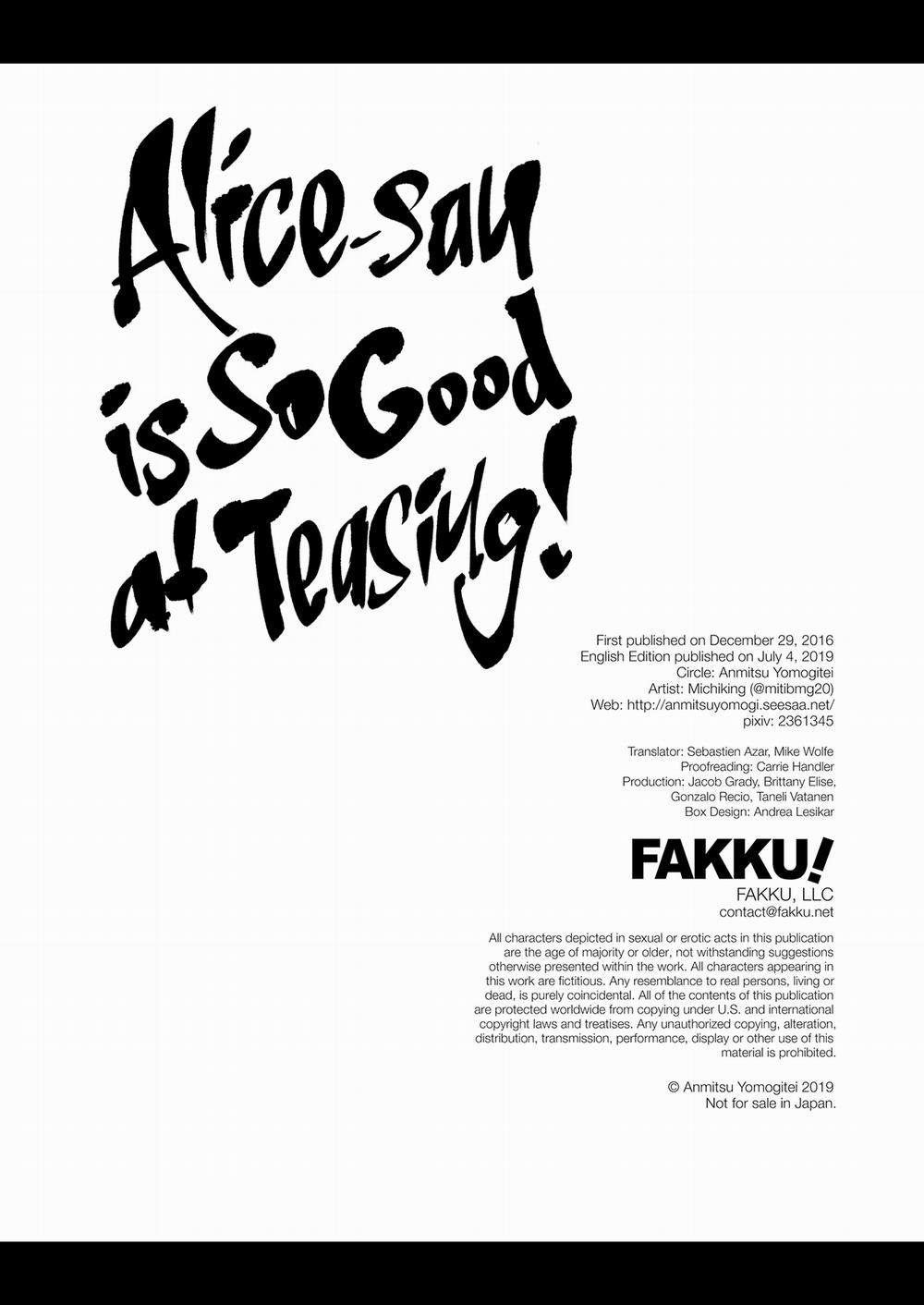 Alice-san is So Good at Teasing! (Touhou) Oneshot trang 25