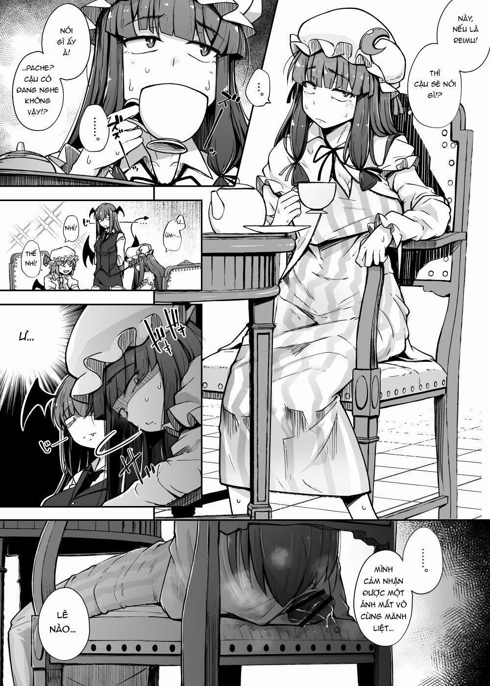 Ana to Muttsuri Dosukebe Daitoshokan 4 Oneshot trang 2