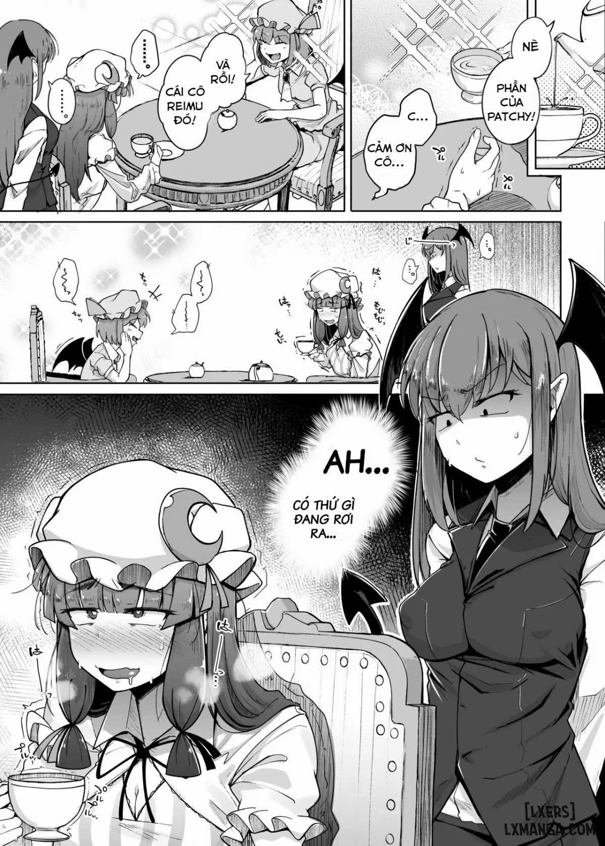 Ana to Muttsuri Dosukebe Daitoshokan 5 Oneshot trang 2
