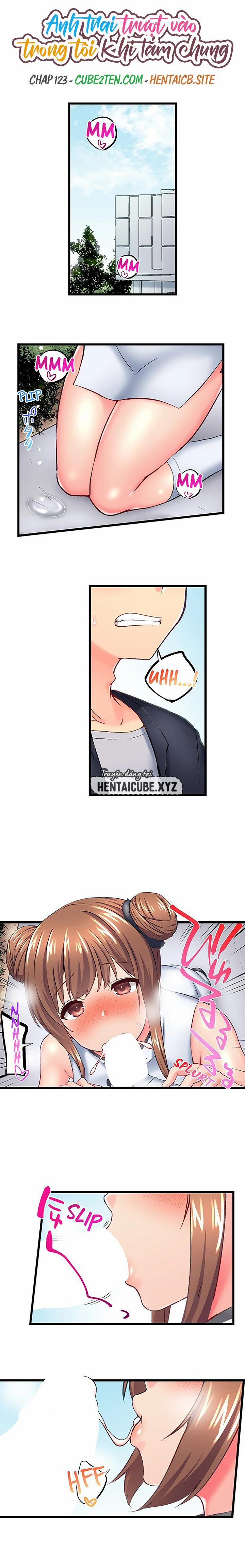 Anh trai trượt vào trong tôi khi tắm chung 123 trang 1