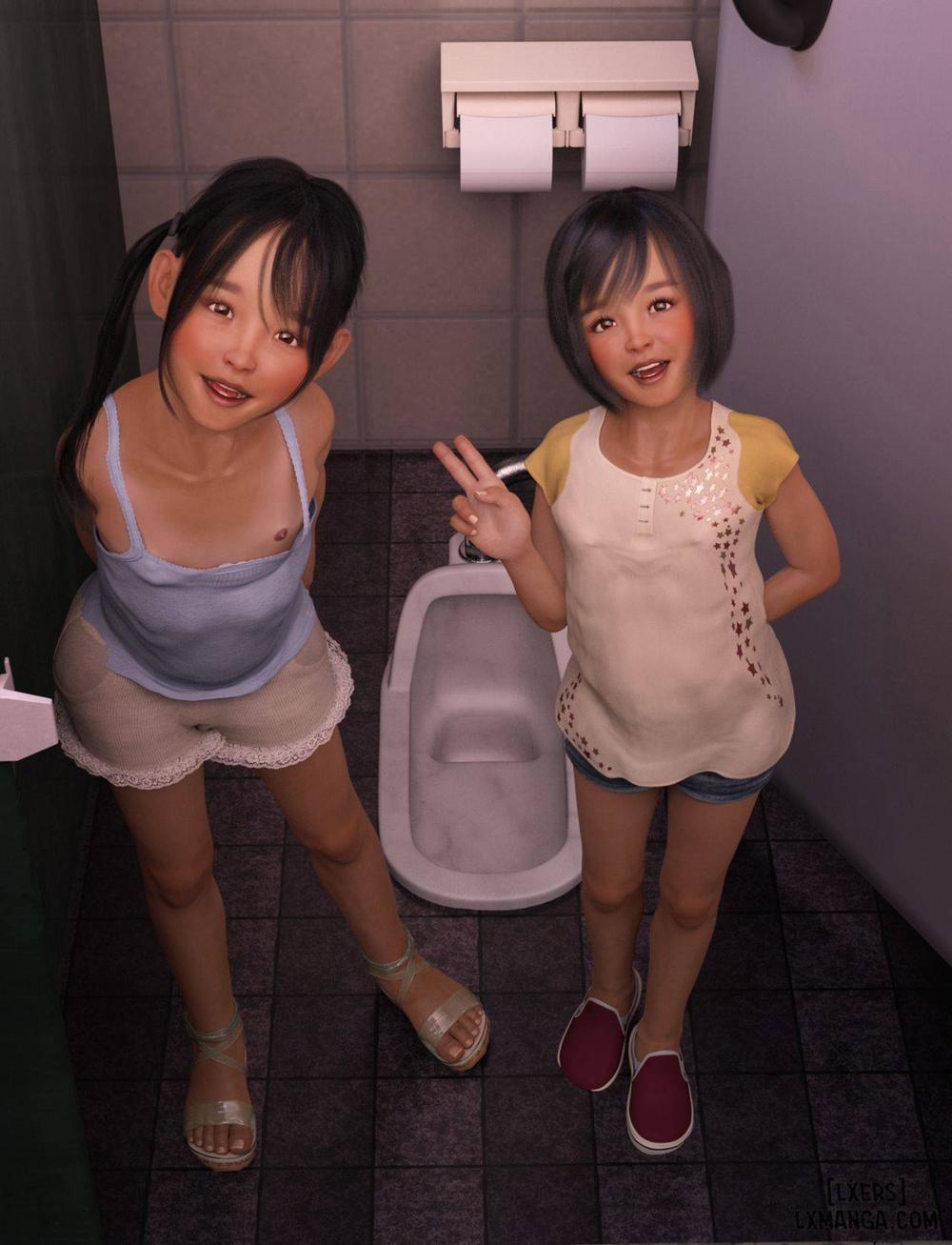 Ano Yoru, Ano Koushuu Benjo Oneshot trang 17