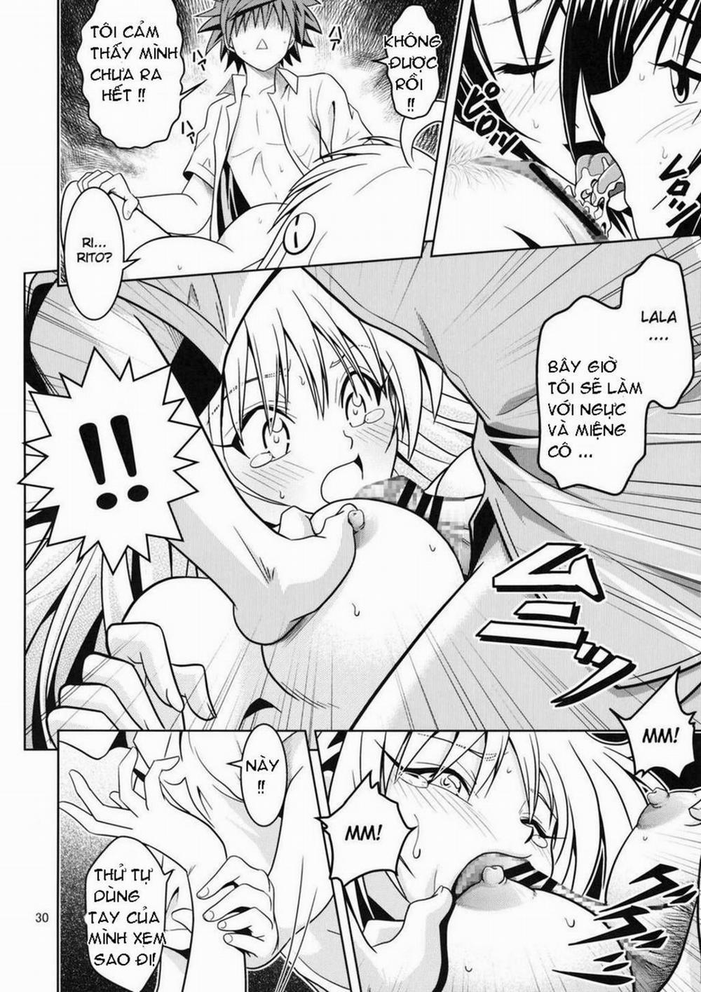 Anoko-tachi ga Taihen na Koto ni Nattemasu 2 (To Love-Ru) Oneshot trang 28