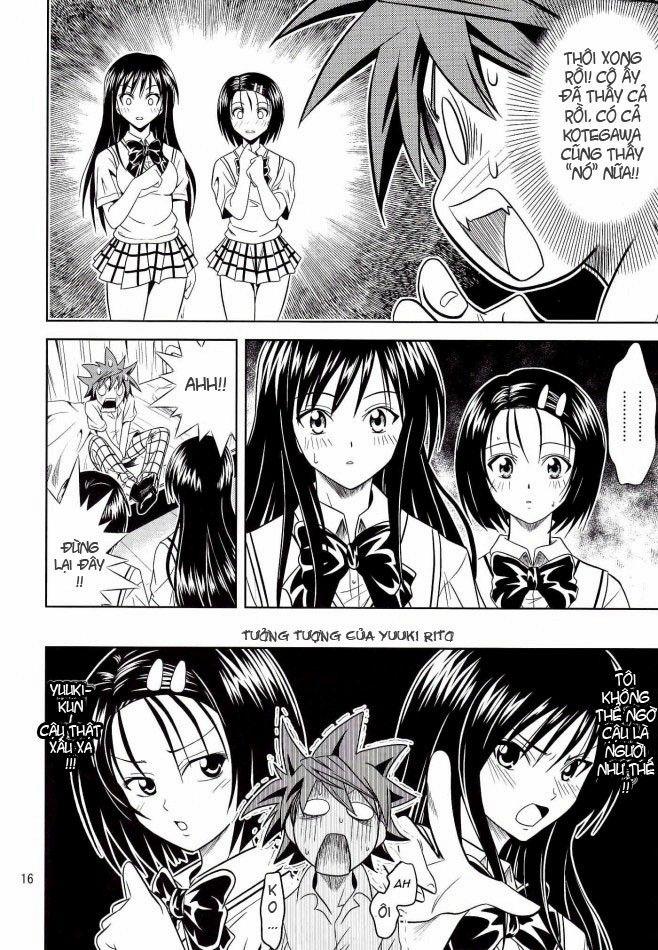 Anoko-tachi ga Taihen na Koto ni Nattemasu (To Love-Ru) Oneshot trang 15