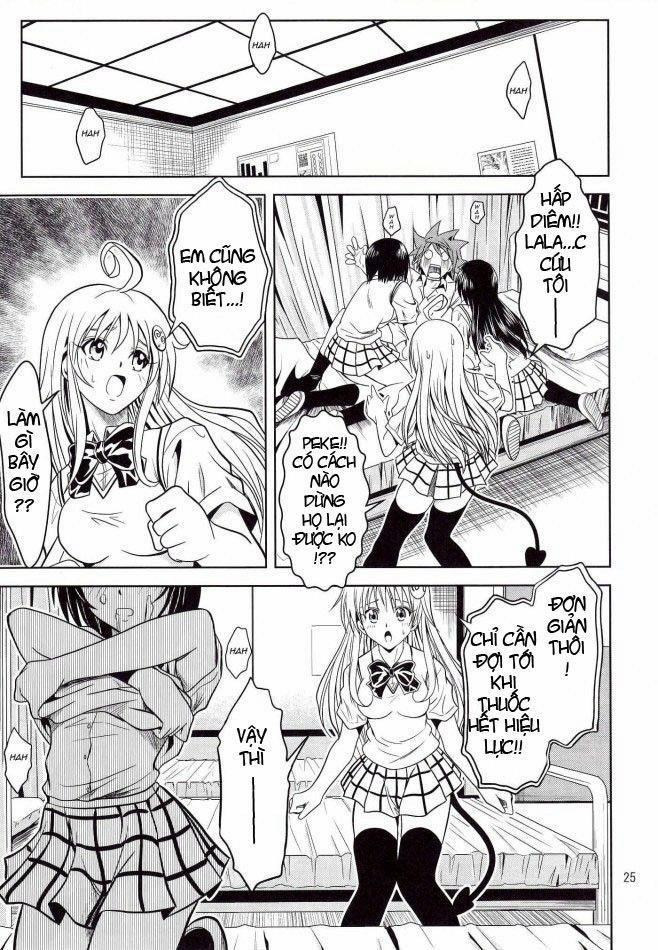 Anoko-tachi ga Taihen na Koto ni Nattemasu (To Love-Ru) Oneshot trang 24