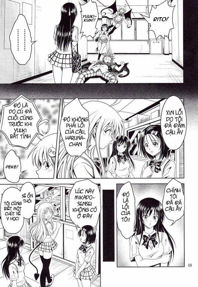 Anoko-tachi ga Taihen na Koto ni Nattemasu (To Love-Ru) Oneshot trang 8