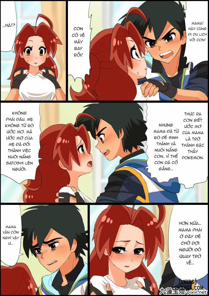 Ash X Delia Doujin Oneshot trang 10