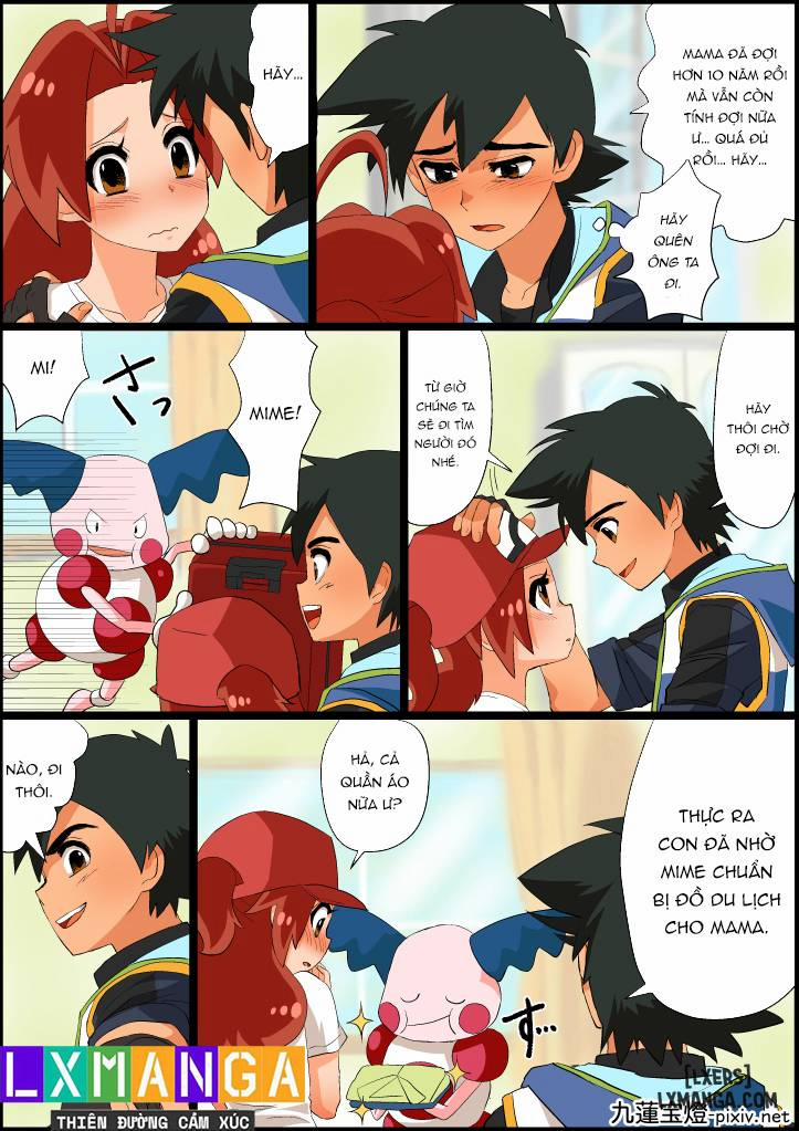 Ash X Delia Doujin Oneshot trang 11