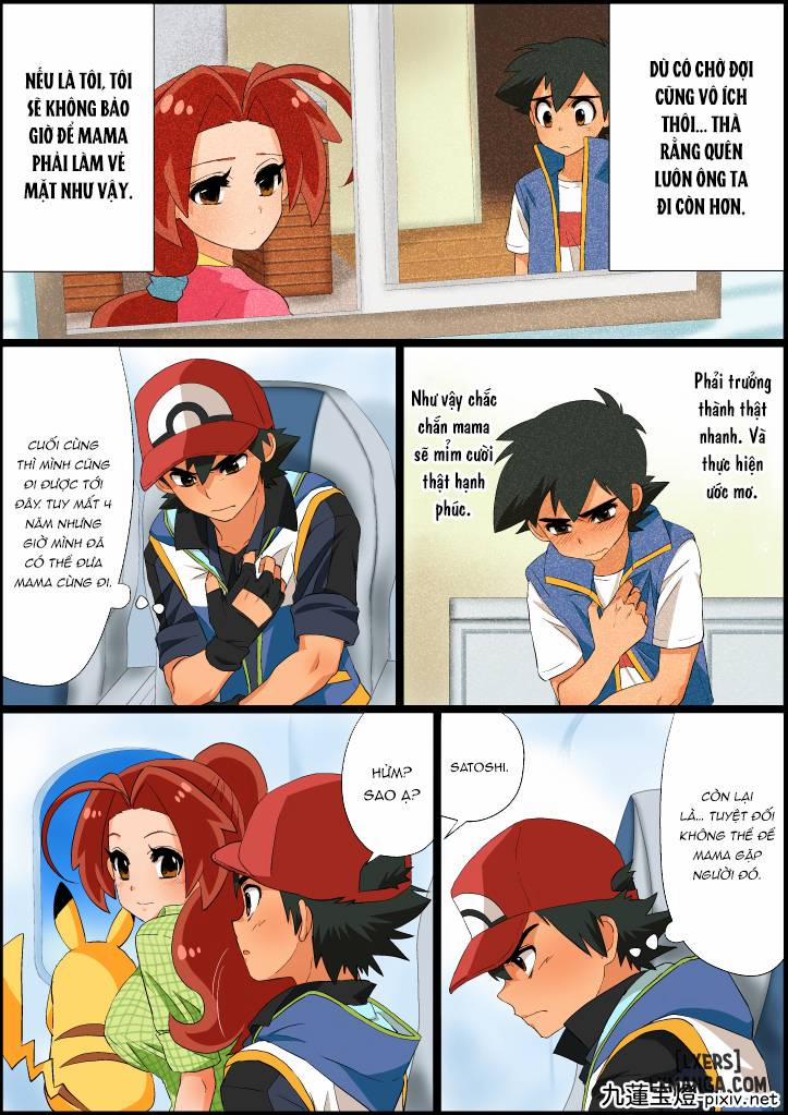 Ash X Delia Doujin Oneshot trang 18