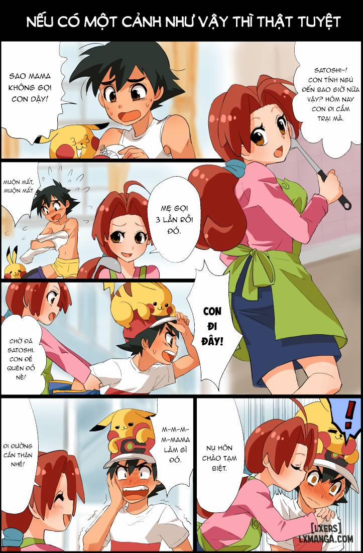 Ash X Delia Doujin Oneshot trang 4