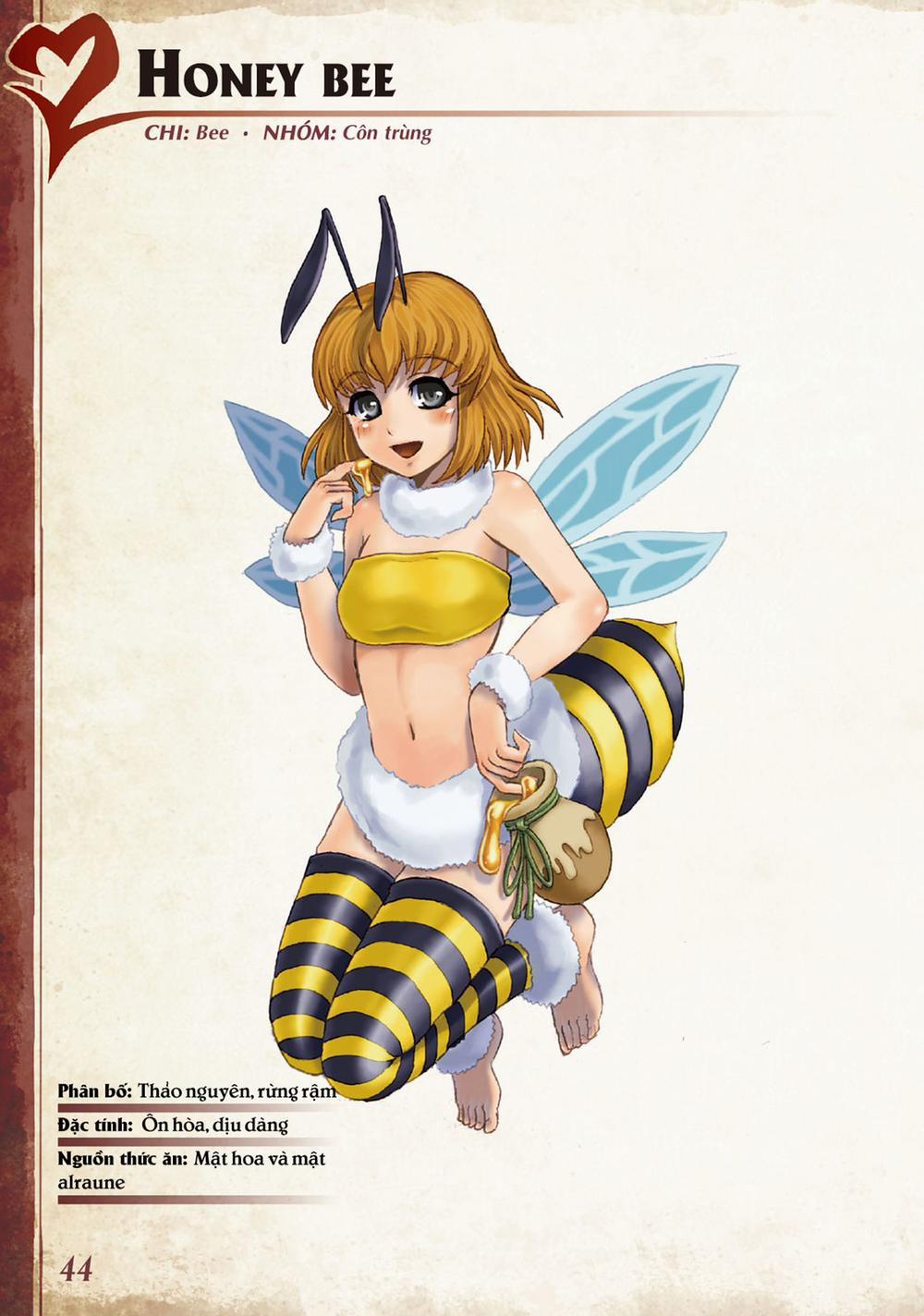 Bách khoa toàn thư Monster Girl 016: Honey bee trang 0