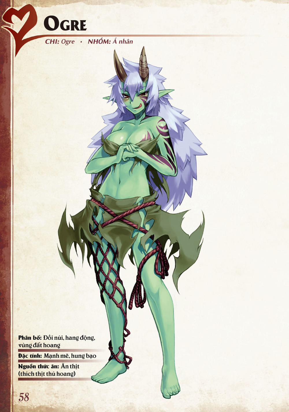 Bách khoa toàn thư Monster Girl 023: Ogre trang 0