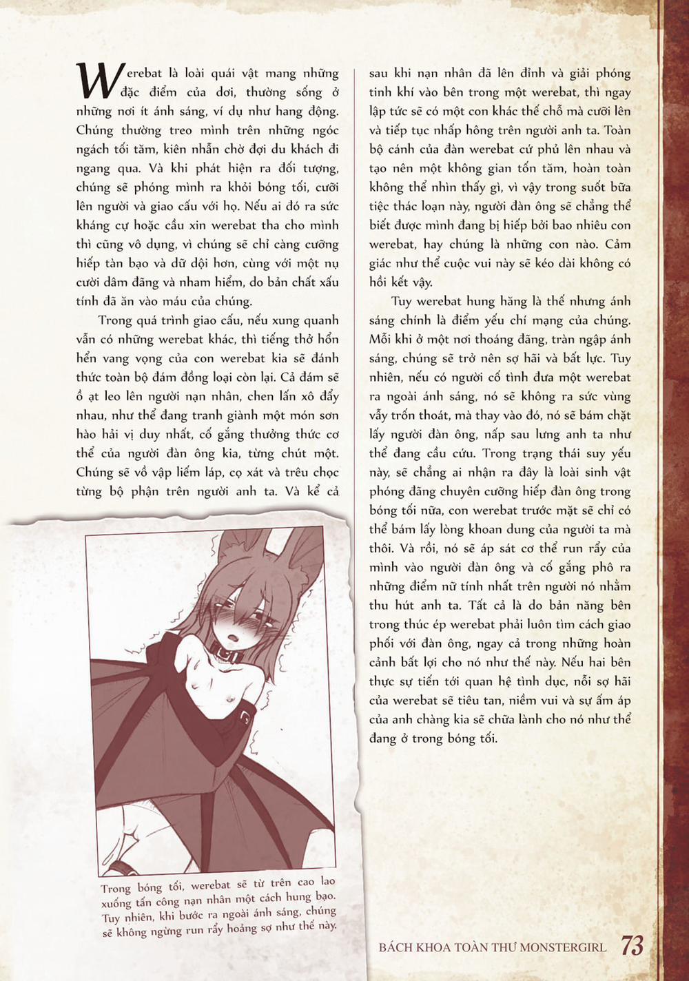 Bách khoa toàn thư Monster Girl 030: Werebat trang 1