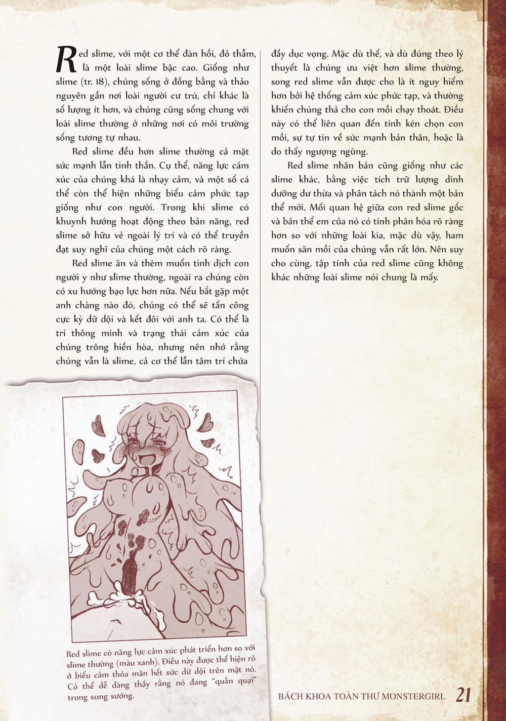 Bách khoa toàn thư Monster Girl 3 0 4 0 0 Slime, Red slime và Queen slime trang 3