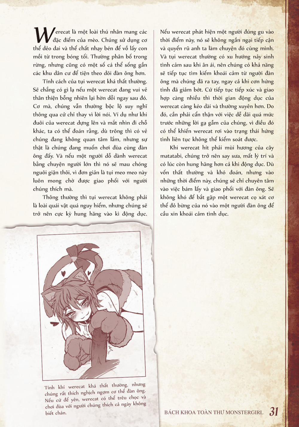 Bách khoa toàn thư Monster Girl 8 - 9 - 10 - 011: Werewolf, Werecat, Wererabbit và Weresheep trang 3