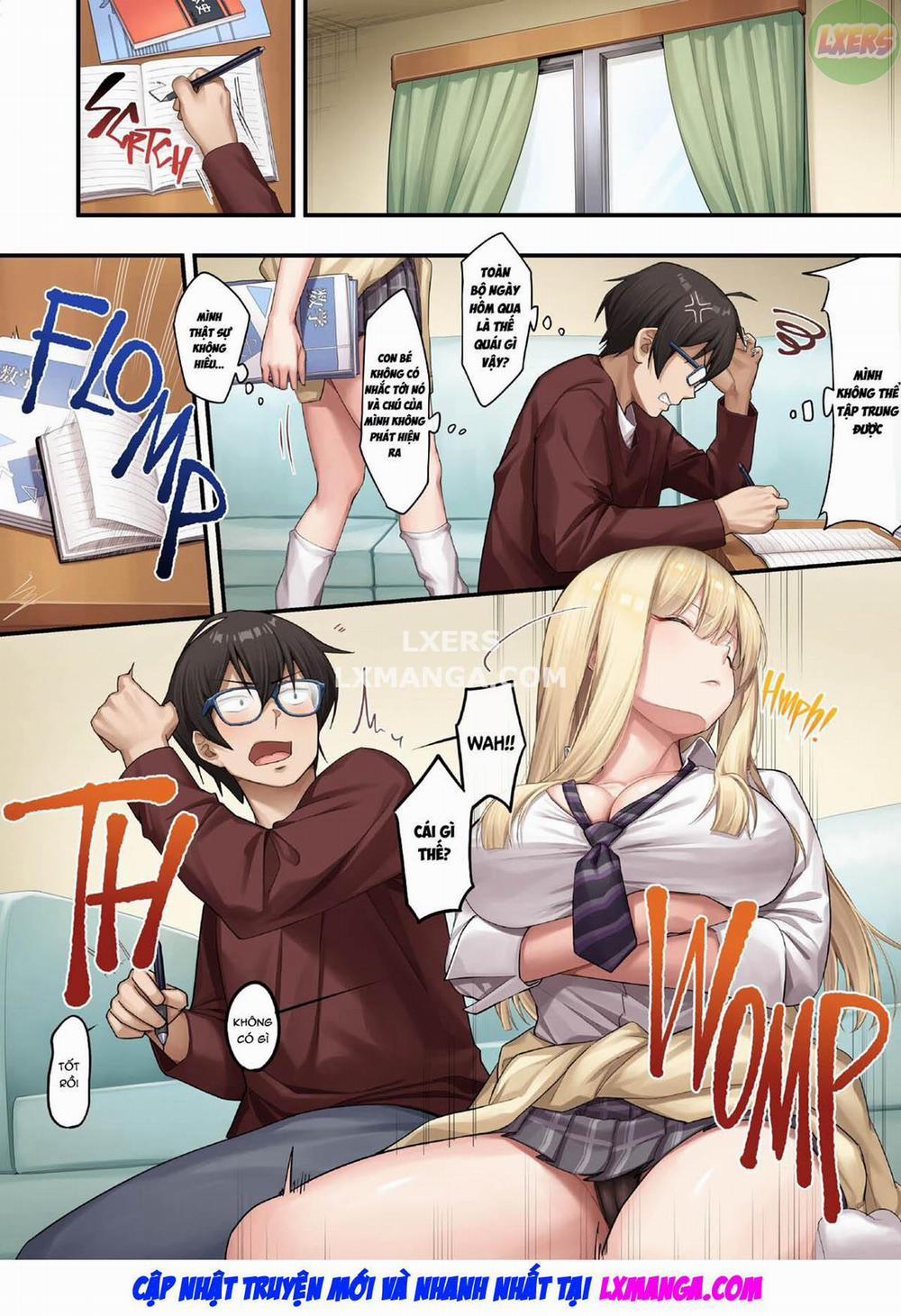 Bài Học Tại Gia Với Mấy Em Gyaru Quyến Rũ 1 trang 23