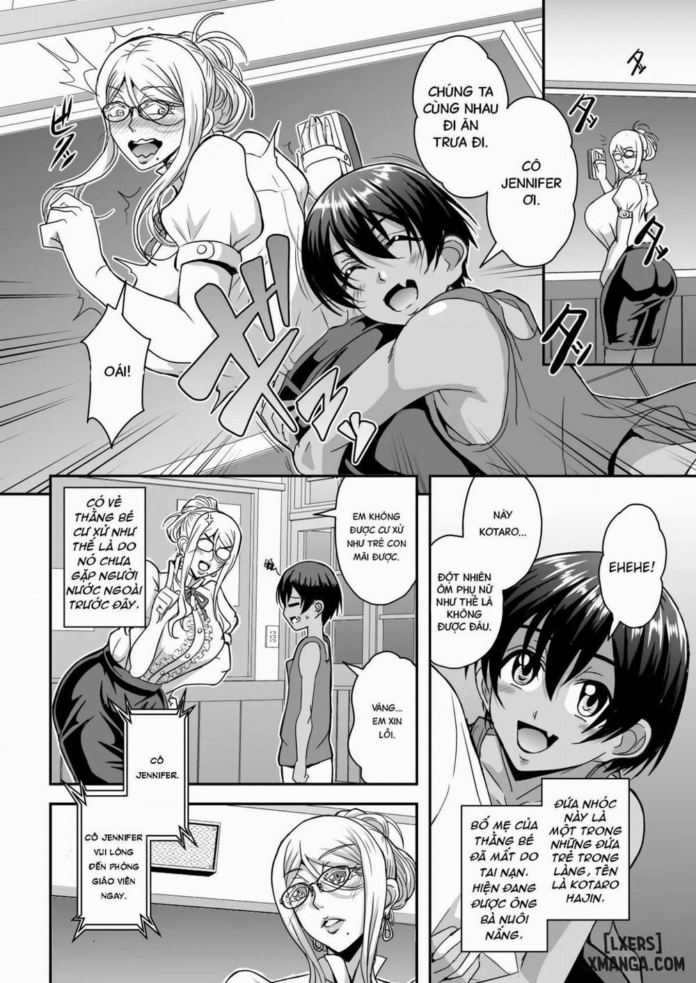 Bakunyuu Hitozuma Kinpatsu Gaikokujin Oneshot trang 2