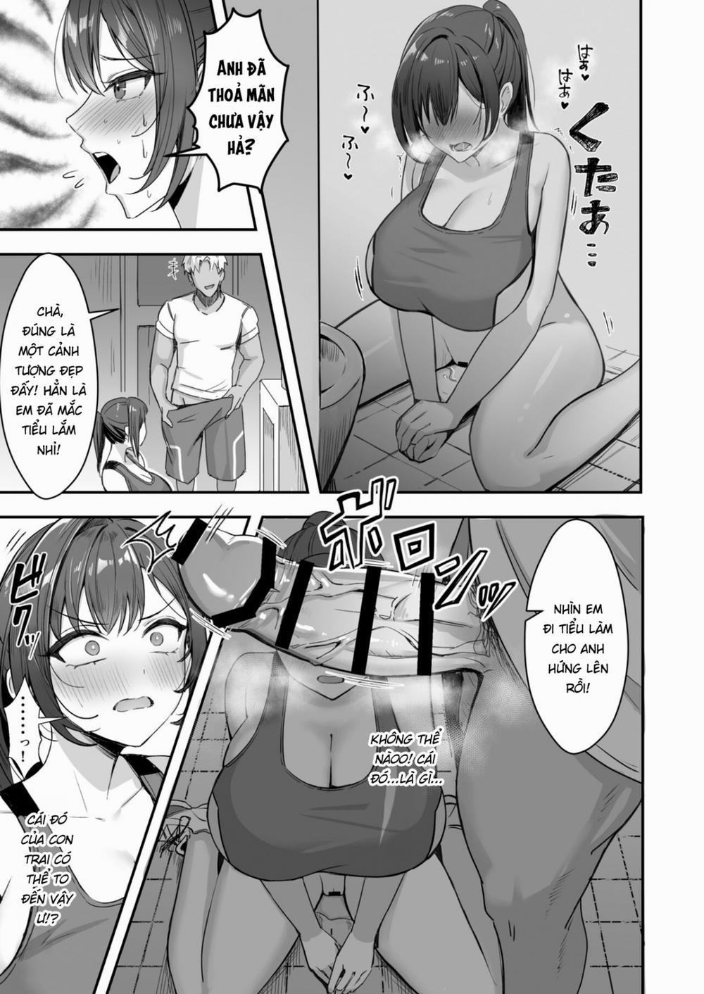 Bakunyuu na Rikujoubu no Kanojo, Senpai ni wa Sakaraemasen Oneshot trang 14
