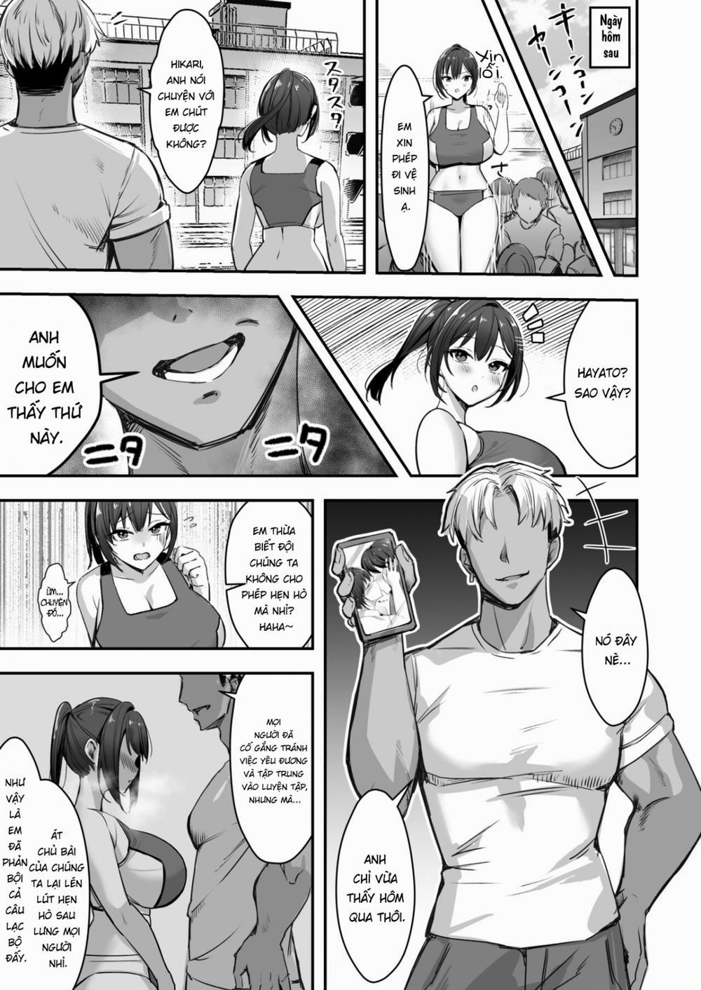 Bakunyuu na Rikujoubu no Kanojo, Senpai ni wa Sakaraemasen Oneshot trang 8