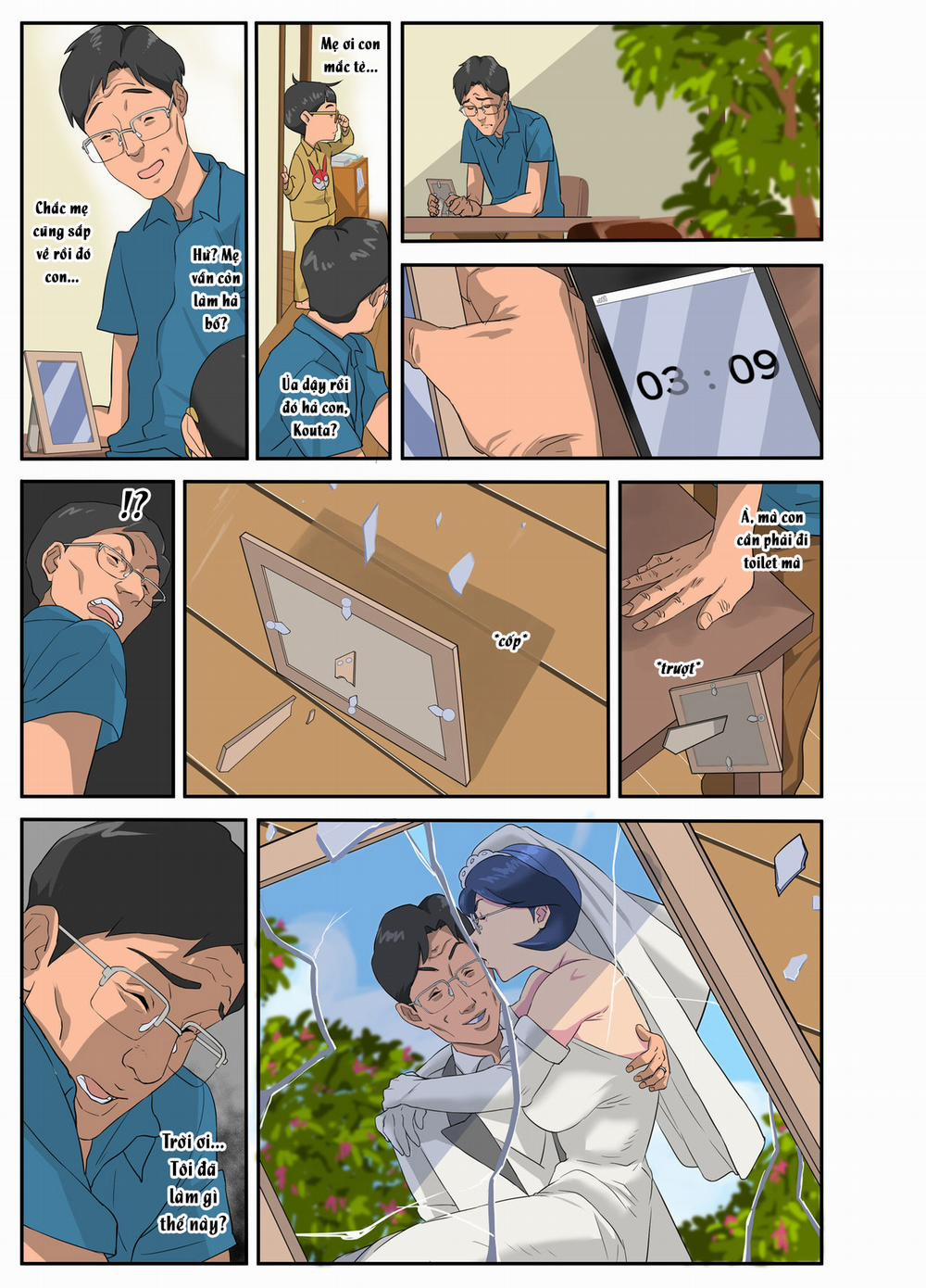 Bakunyuu Tsuma Namatamari Kyouko ~Sekuhara Buchou ni Nerawareta Tsuma~ Bakunyuu Tsuma 1.3 trang 9