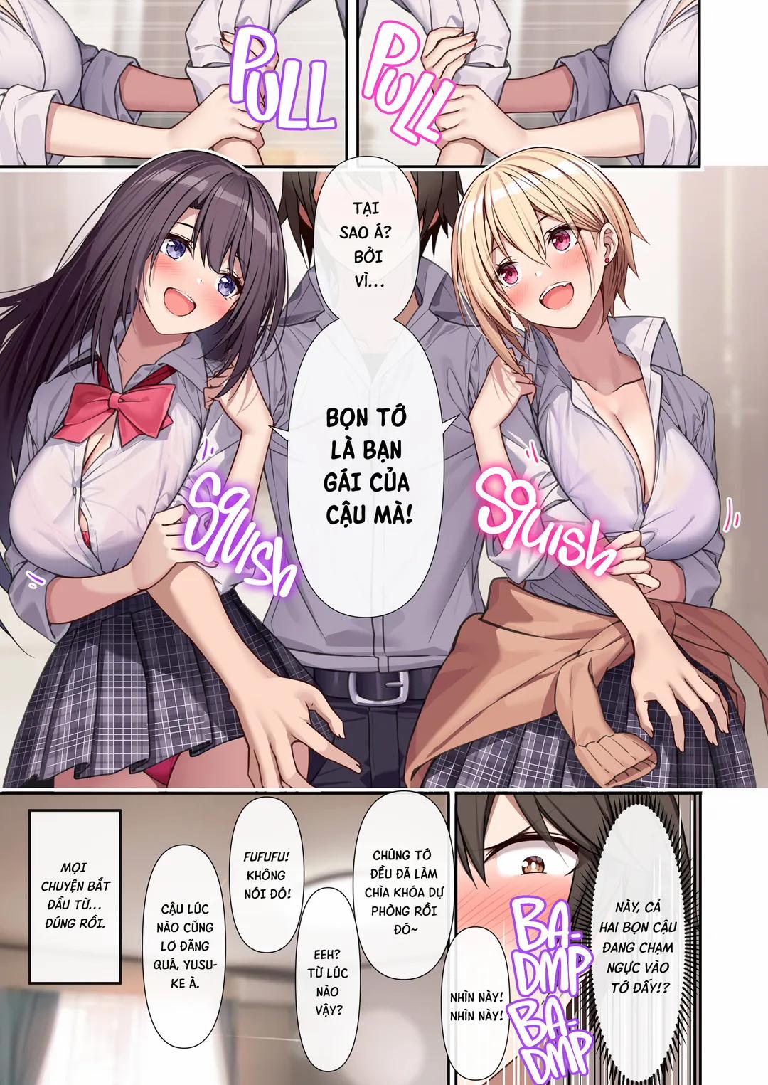 Bạn gái luân phiên – Mối tình tay ba Oneshot trang 4